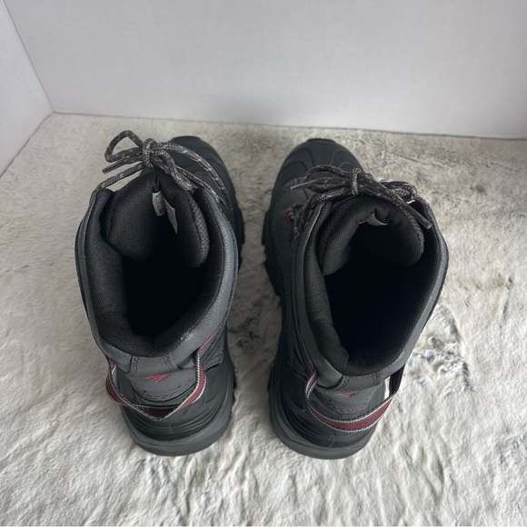 Columbia Men's Waterproof Hiking Boots - Gray and Red Size 10 - Picture 6 of 13